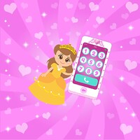 Download do APK de Telefone Princesa para Bebê para Android