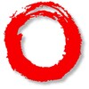 Red Circle Messenger icon
