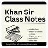 Khan sir Class Notes (HINDI) 아이콘