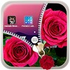 Икона Pink Rose Zipper Lock Screen