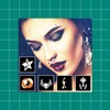 Piercing Photo Make up App : B icon