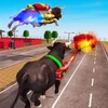 Flying Angry Bull City Attack icon
