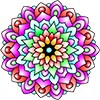 Flowers Mandala Coloring Pages icon