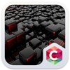 Black 3D Cube Cool Theme HD icon