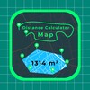 Distance Calculator Map Land M icon