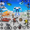 Flying Car Battle Robot Games icon