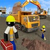 Stickman City Construction Excavator icon
