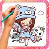 How to draw kawaii : Step by s icon