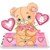 Teddy Bear Pink Theme Launcher For Android Download The Apk From Uptodown