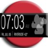 UCCW skin - black sense clock icon