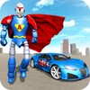 Flying Superman Robot Transform Car icon