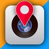 GPS Camera photo longitude latitude icon