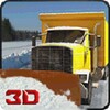Winter Snow Plow Truck Driver icon