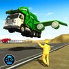 City Garbage Flying Truck 3D icon