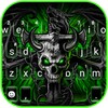Neon Gothic Skull Keyboard The icon