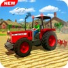 Village Farm Tractor Driving icon