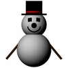 Skiing Snowman icon