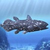 Coelacanth and ancient fish icon