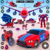 Ikon Police Dragon Robot Car Games