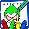 ten titan ten Coloring Book icon