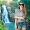 Waterfall Photo Background icon