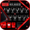 Red Black Metal 2 Keyboard Background icon