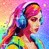 Glitty - color glitter art icon