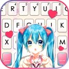 Cute School Girl Keyboard Them icon