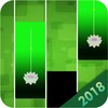 Green flower piano tile 图标