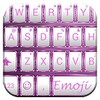 Frame WhitePink Emoji Keyboard icon