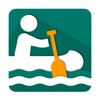 Canoeing navigation icon