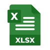 Spreadsheets office: XLS, XLSX icon