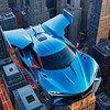 Flying Dubai Van Sim Car Games icon