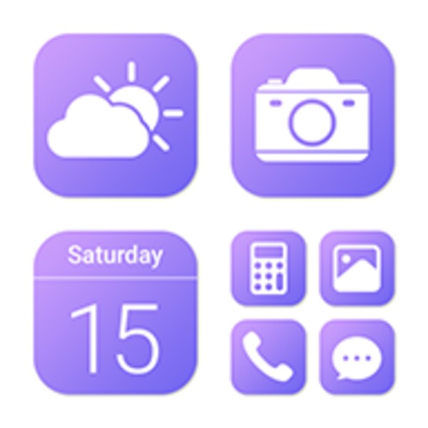 Violet Gradient Theme for Android - Download the APK from Uptodown
