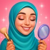 ไอคอน Hijab Fashion Doll Makeup Salon