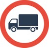 Pictogramă Bans For Trucks - Europe