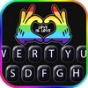 LGBTQ Heart Keyboard Backgroun icon