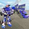 US Police Robot Transport Truck Driving Games icon