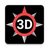 Compass Steel 3D icon