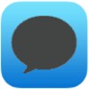 EvolveSMS Dark iOS Blue icon
