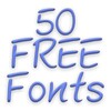 Free Fonts 50 Pack 22 icon