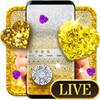 3D Gold Glitter Keyboard icon