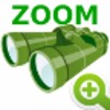 Binoculars zooming icon