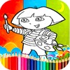 Coloring Dora Games icon