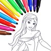 أيقونة Princess Coloring game