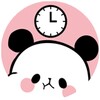 Analog clock widget Mochi Mochi Panda icon