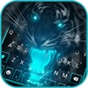 Blue Neon Tiger Keyboard Theme icon