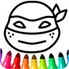 Icono de Ninja Coloring Game