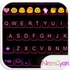 Cute Neon Emoji Keyboard Theme icon