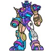 Robots Color By Number Book icon